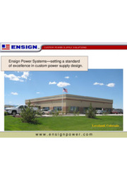 Esign Power Systems Ensign Power Systems社のご紹介 理経 | イプロスものづくり