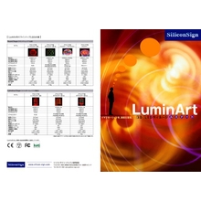 3D LEDサイネージ「ルミナート」 製品カタログ シリコンコア 