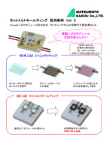 ホットメルトモールディング 採用事例「LEDモジュール防水封止」 技術資料・事例集 松本加工 | イプロスものづくり
