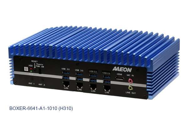 AAEON 産業用ファンレスPC 第8世代デスクトッププロセッサ ECCメモリ ...