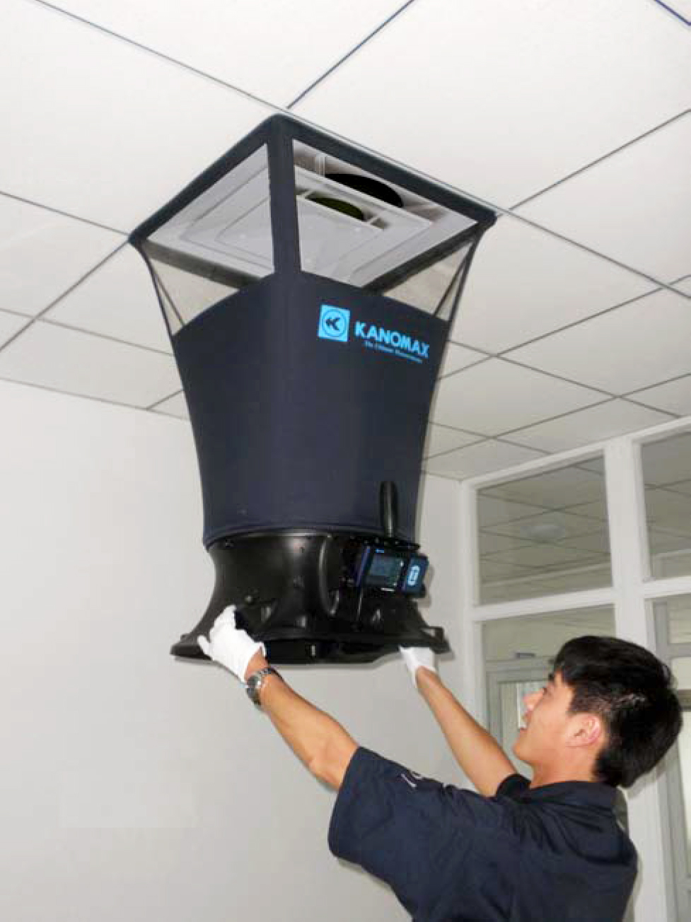 □□コーナー札幌□風量測定器□KNS-300□給排気口の風量を瞬時 □□コーナー札幌□風量測定器□KNS-300□給排気口の風量を瞬時