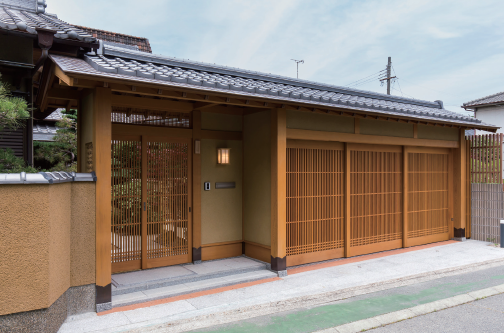 工事 施工 数奇屋門 竹六商店 イプロス都市まちづくり