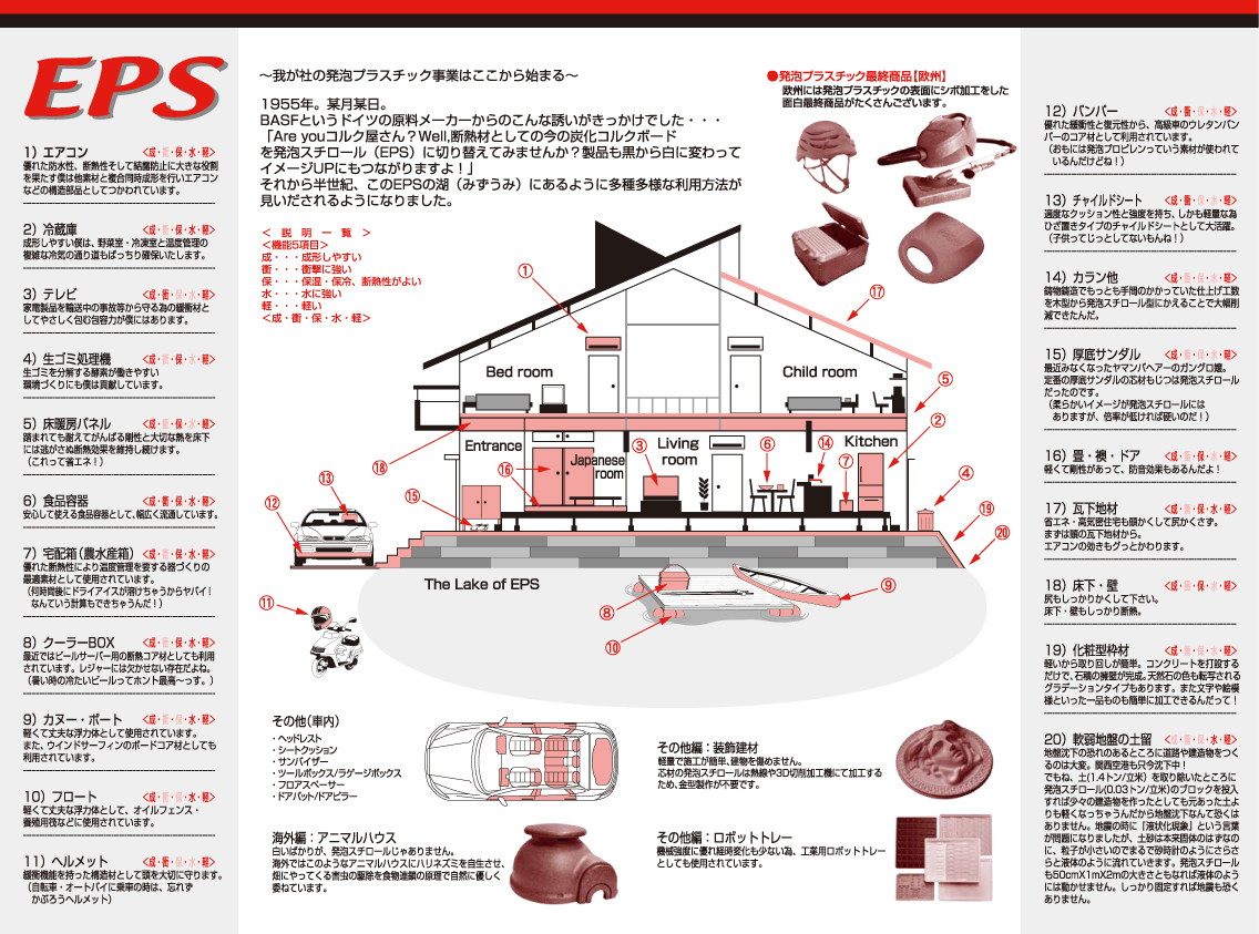 9割が知らない発泡スチロールの用途 緩衝材 断熱材 日新化成工業 イプロスものづくり