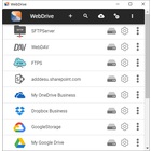 SFTP,WebDAV,Dropbox 対応のファイル転送ソフト 製品画像