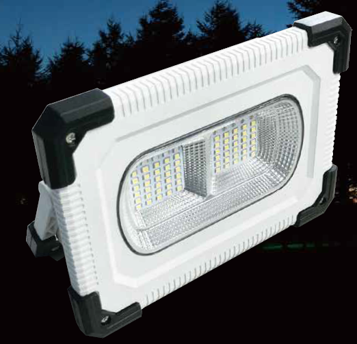 ソーラー充電式LED投光器『どこでもラ・ラ・ライト』 昭和商会  