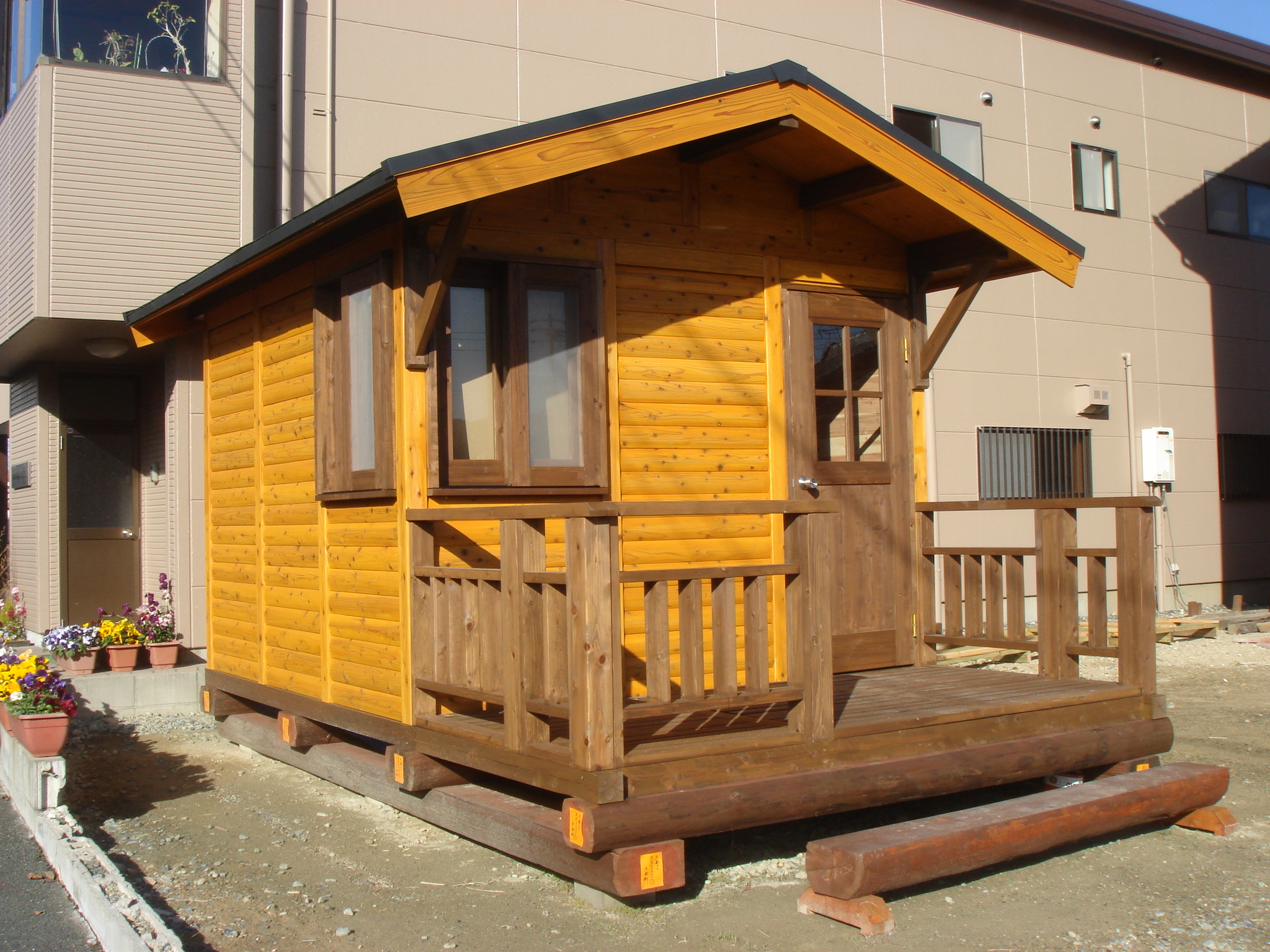 組み立てハウス ログキットハウス 親和木材工業 | イプロス都市まちづくり