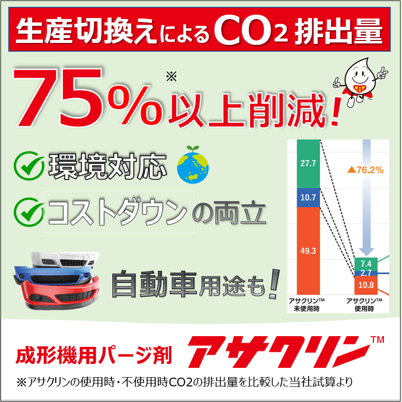 アサクリン パージ剤 | アサクリン グレード一覧 – アサクリン™が選ばれる理由 – SVPLS