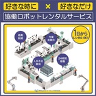 『協働ロボットのレンタルサービス』<1日単位でレンタル可能> 製品画像
