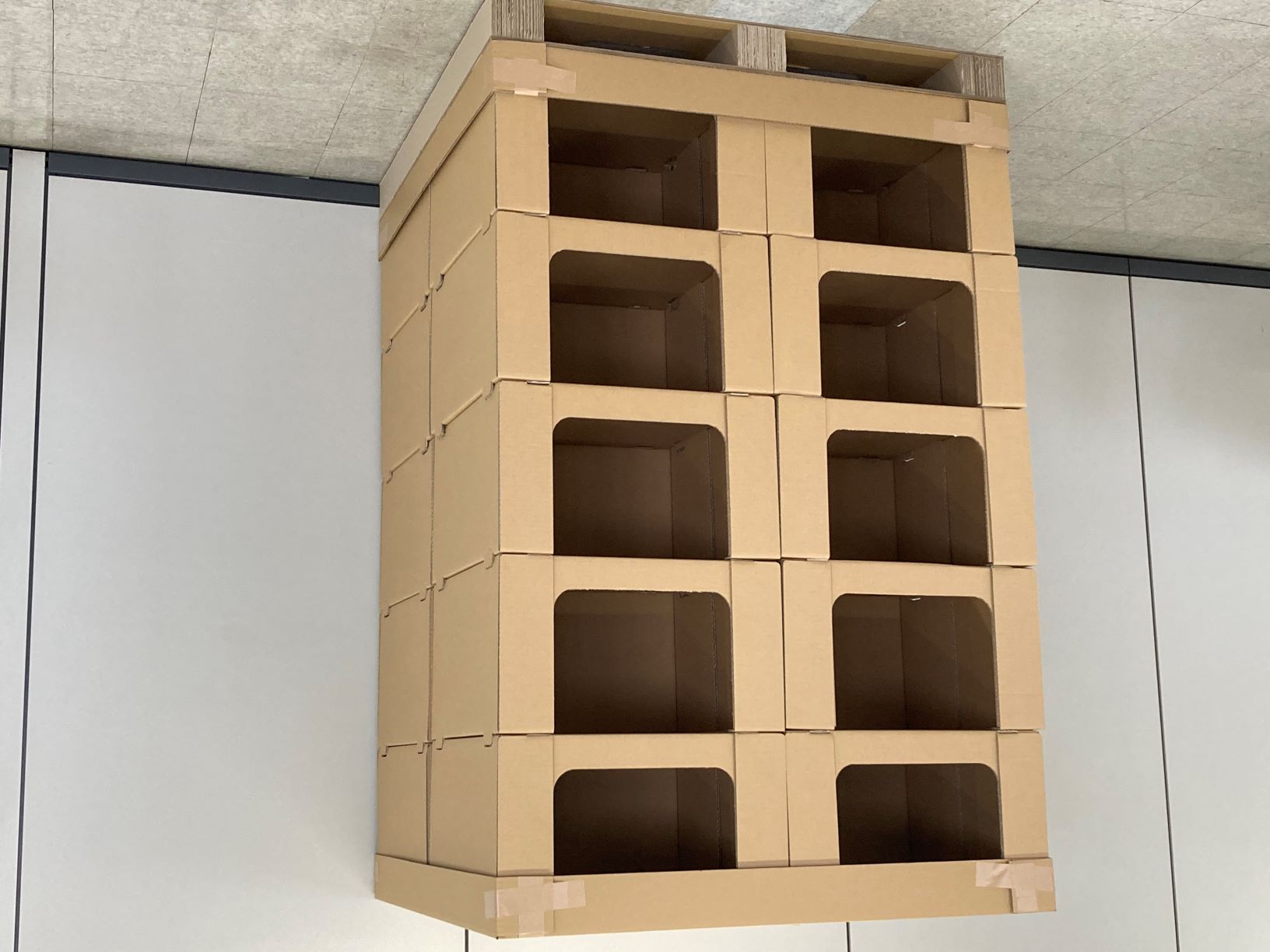 段ボールパレット付、棚ラック箱（完全オーダーメイド）仕分用 福野段ボール工業 イプロスものづくり