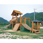 【木製】コンビネーション遊具【幼稚園、保育園、公園、遊園地など】 製品画像