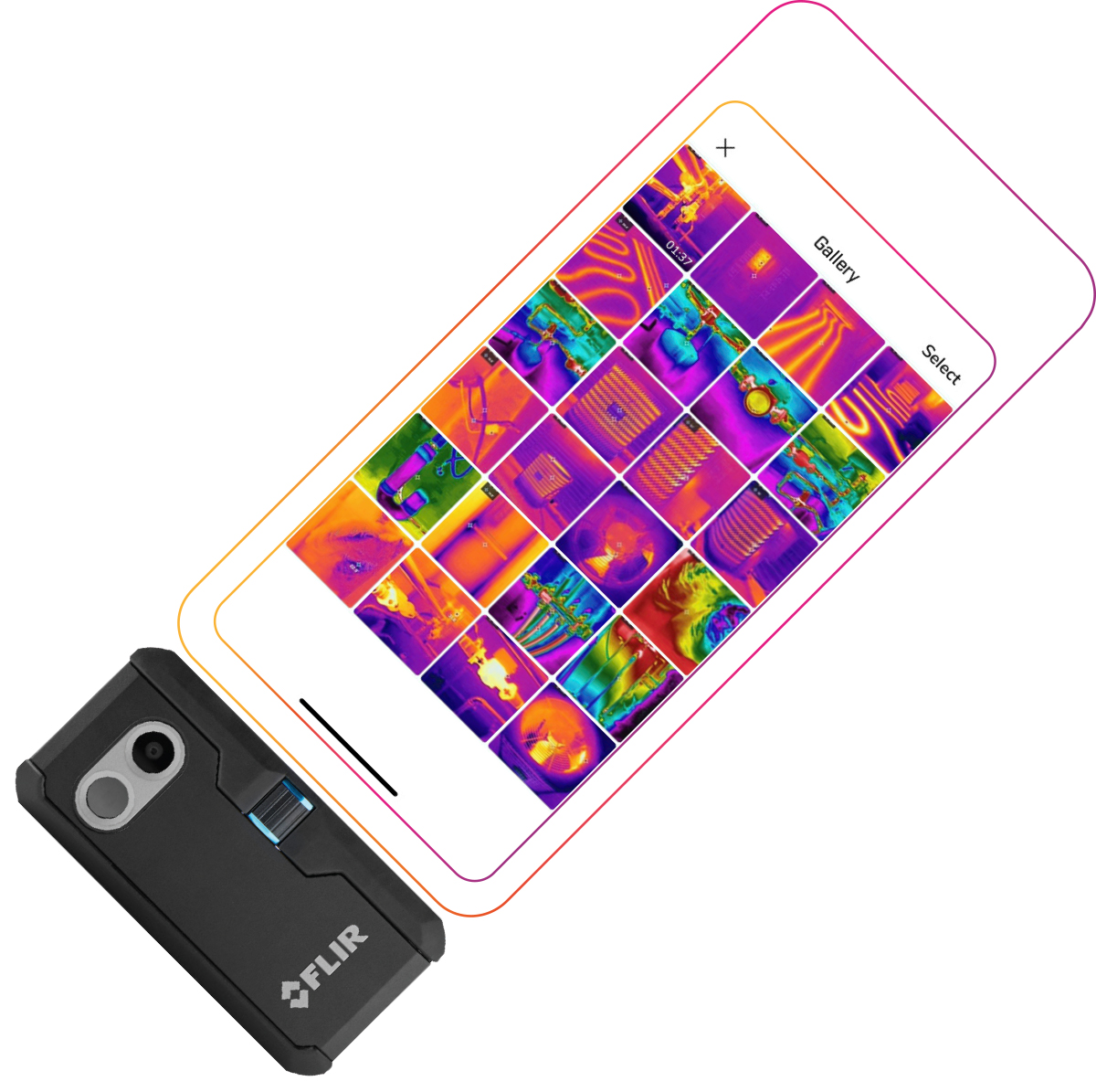 FLIRONE Pro for iOS 赤外線サーモカメラ FLIR ONE PRO iPhone/iPad対応 スマホ赤外線サーモグラフィー