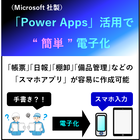 Power Appsで何ができるか、スマホアプリ開発事例をご紹介 製品画像