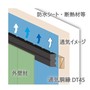 屋根瓦や外壁芯材に!ポリスチレン外装建材『通気胴縁・水抜き瓦桟』 製品画像