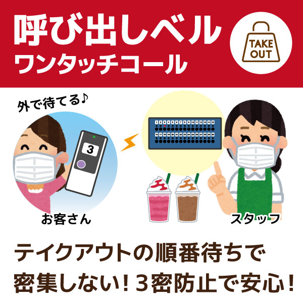 呼び出しベルで感染対策 順番待ちの行列や待合室の密を簡単解消 パシフィック湘南 Powered By イプロス