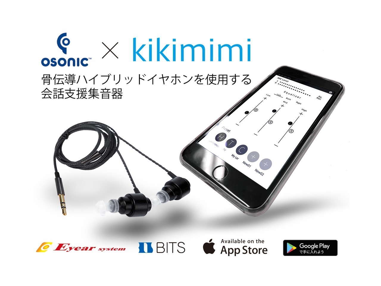 会話支援集音器アプリ Kikimimi キキミミ ビッツ イプロスものづくり