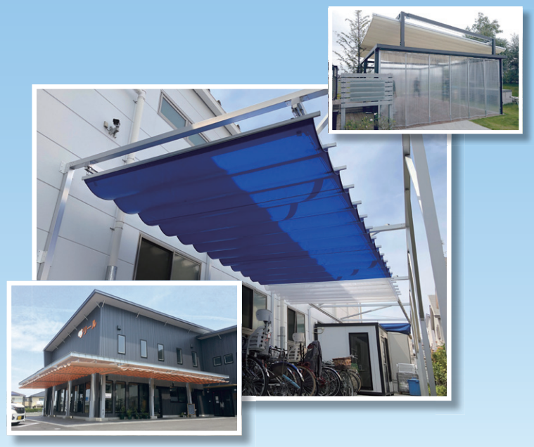 テラス　オーニング　雨よけレールセット テラス オーニング 雨よけレールセット