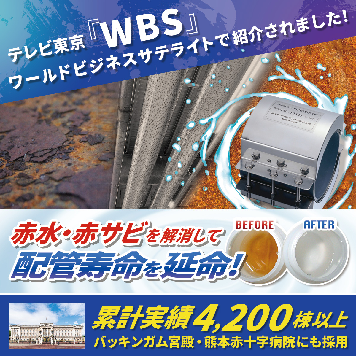 テレビ東京 Wbs で紹介されました バッキンガム宮殿でも採用 日本システム企画 Powered By イプロス