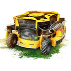 太陽光パネル向け ラジコン式草刈機『spider 2SGS』 製品画像