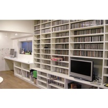 壁面収納 Cd Tv Pcデスク壁面収納 事例 ヒガシ イプロス都市まちづくり
