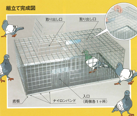 ハト捕獲器 ハトポッ捕1号 クラーク イプロスものづくり