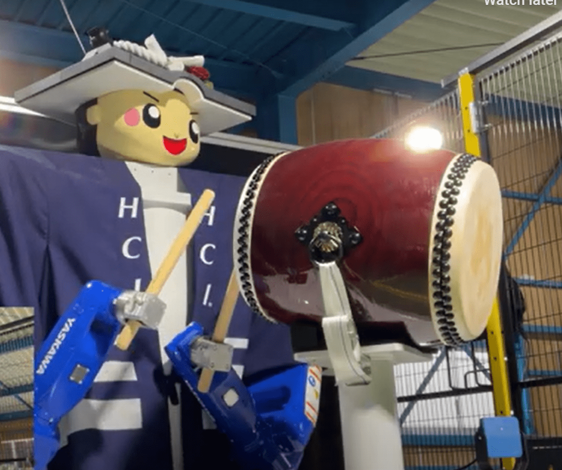『だんじり自動太鼓叩きロボット』(安川電機製) HCI | イプロスものづくり